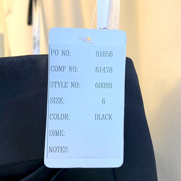 “Da Vinci” Black Dress Size 6 - Picture 3 of 4